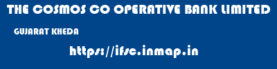 THE COSMOS CO OPERATIVE BANK LIMITED  GUJARAT KHEDA    ifsc code
